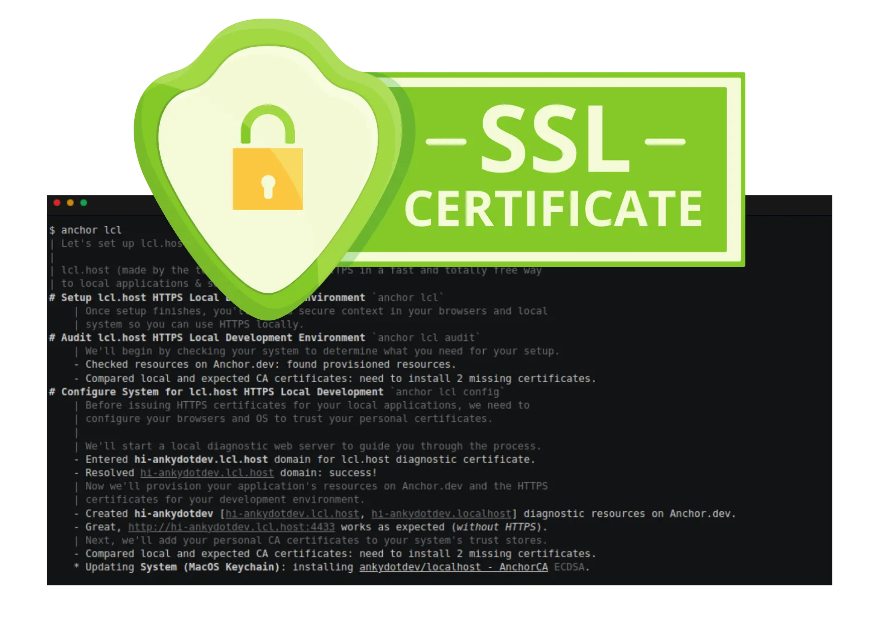 lcl.host pour avoir HTTPS sur son environnement de développement